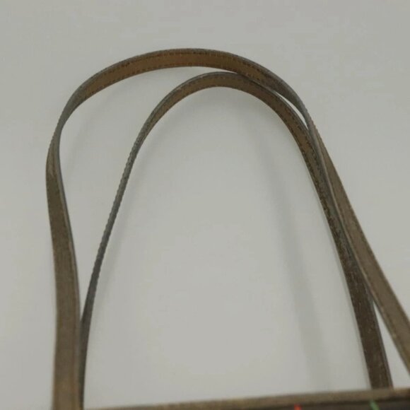 FENDI Zucca Canvas Tote Bag Brown Black Auth 136151 - Picture 9 of 16